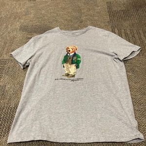 Gray Polo Bear Tee Shirt